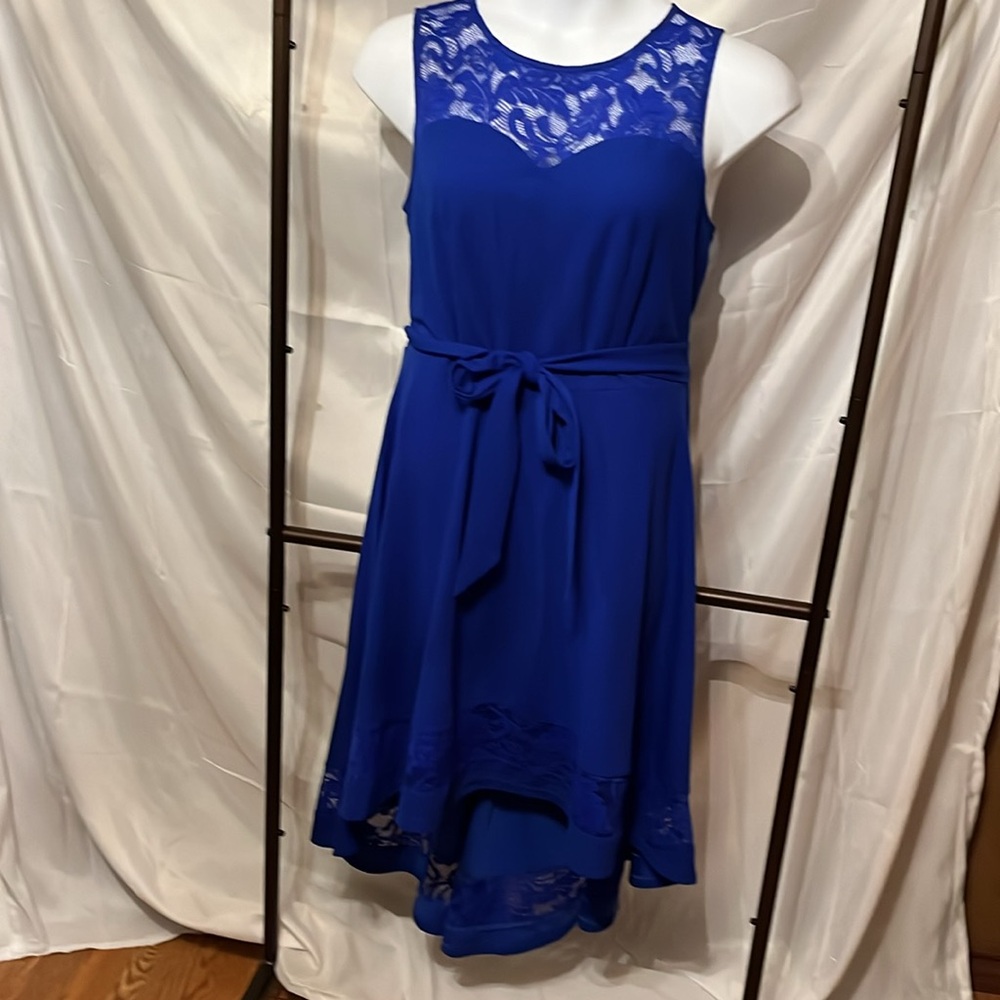 Royal blue dress